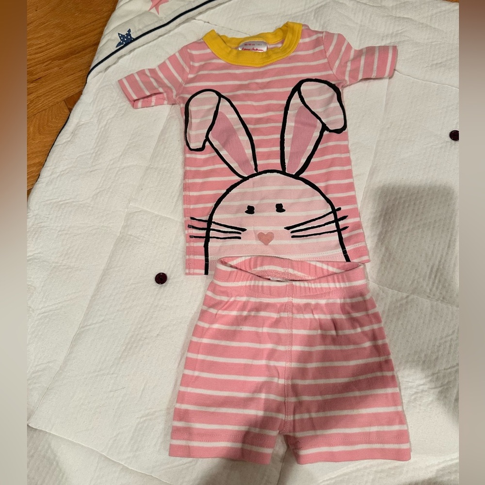 Hanna Andersson Bunny Pajama Set - Picture 1 of 3